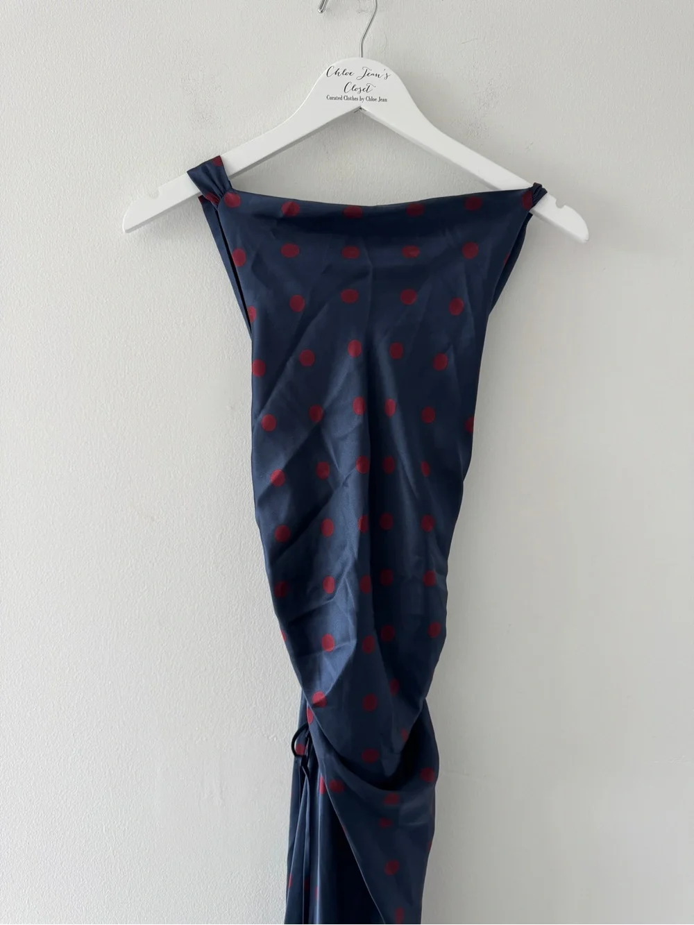 REFORMATION Anaiis Silk Dress in Venetian Dot 4
